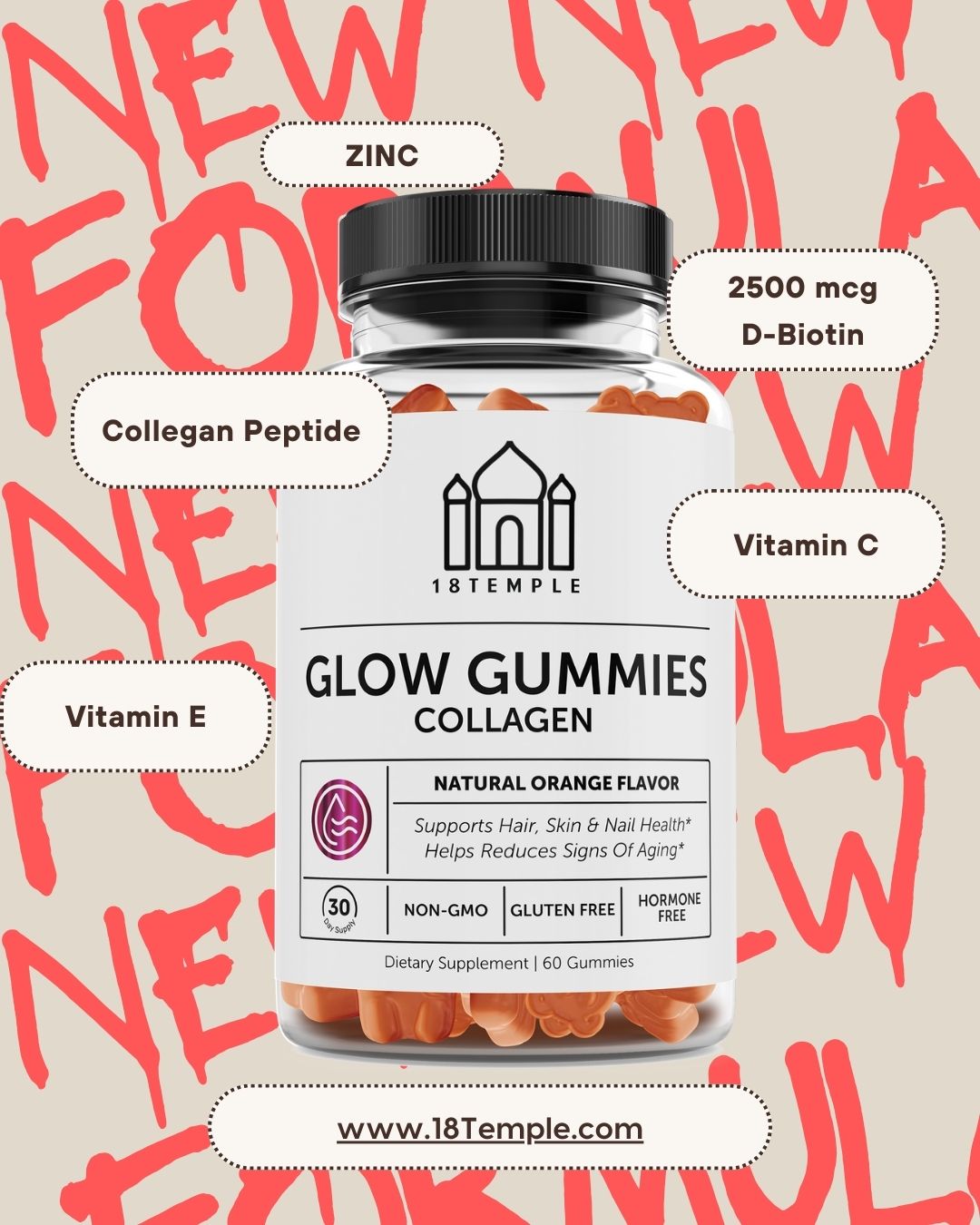 Glow Gummies- Glow On The Go. Your Beauty Secret, Simplified