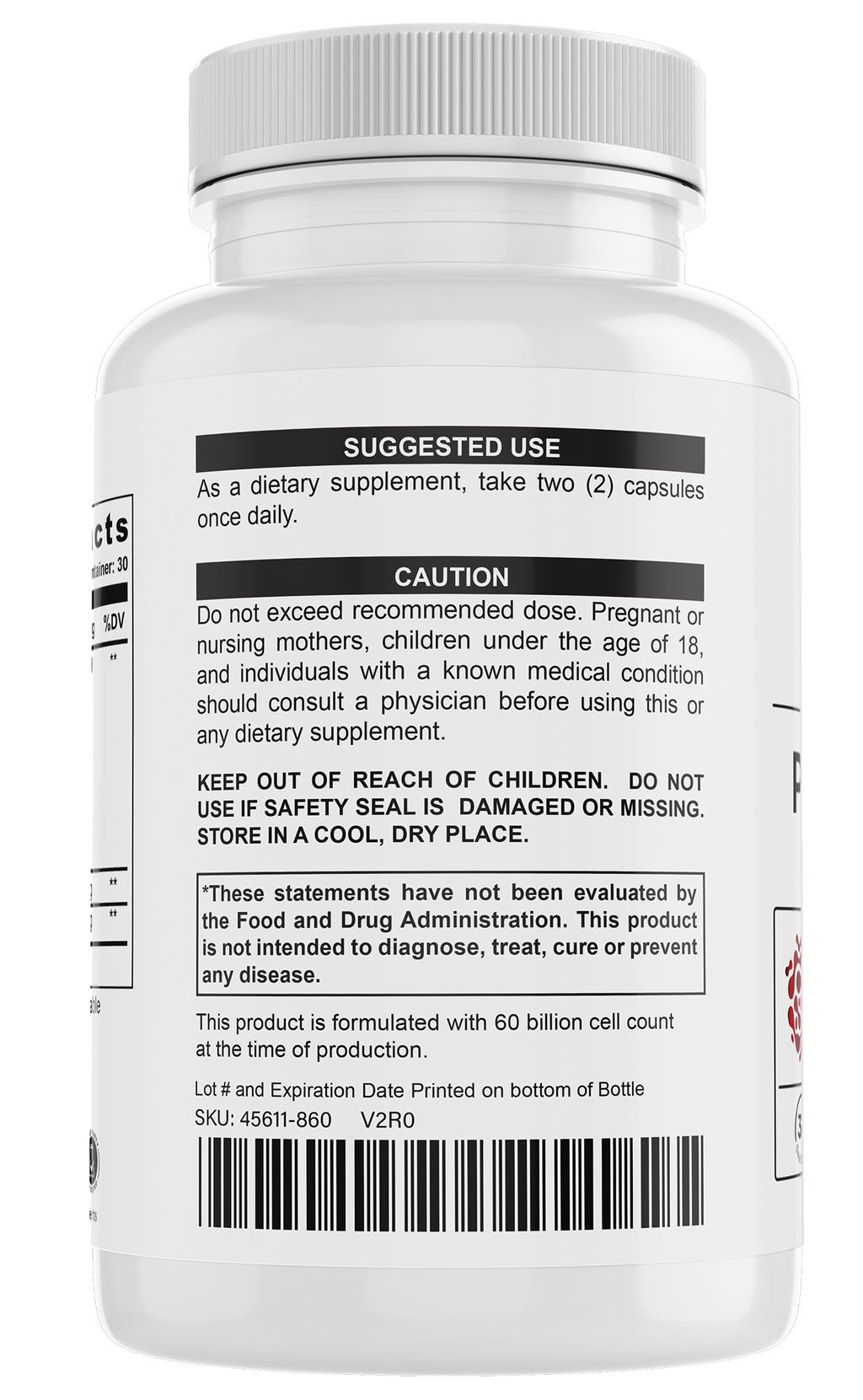 Probiotics 60 - Weight Loss Support*