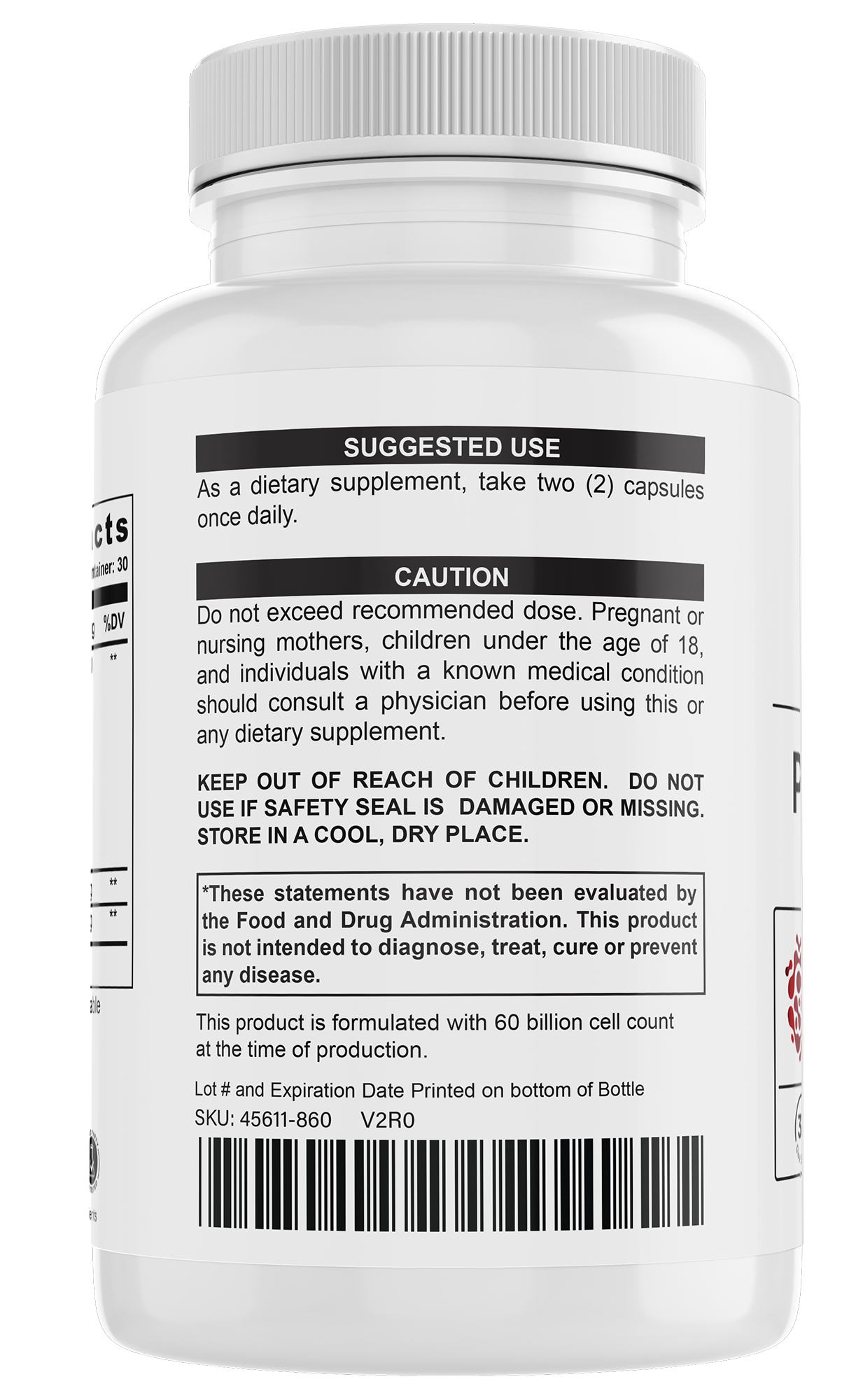 Probiotics 60 - Weight Loss Support*